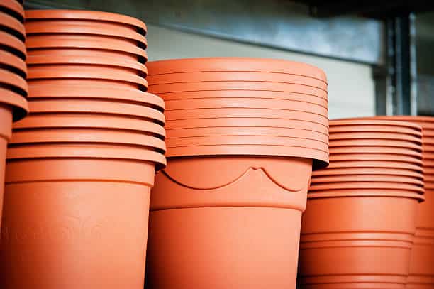 plastic plant pots