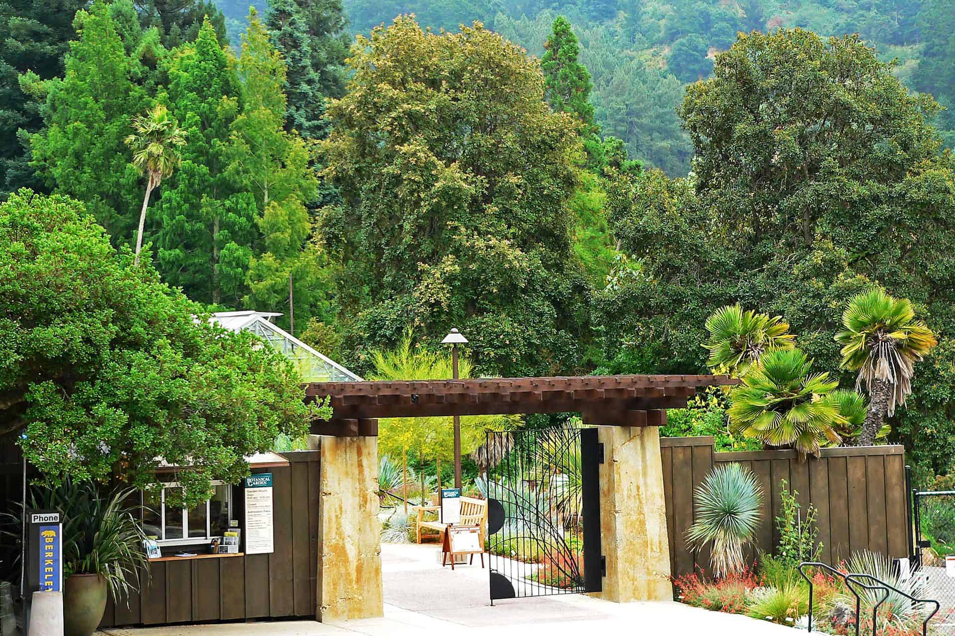 university of california botanic garden entrance gate