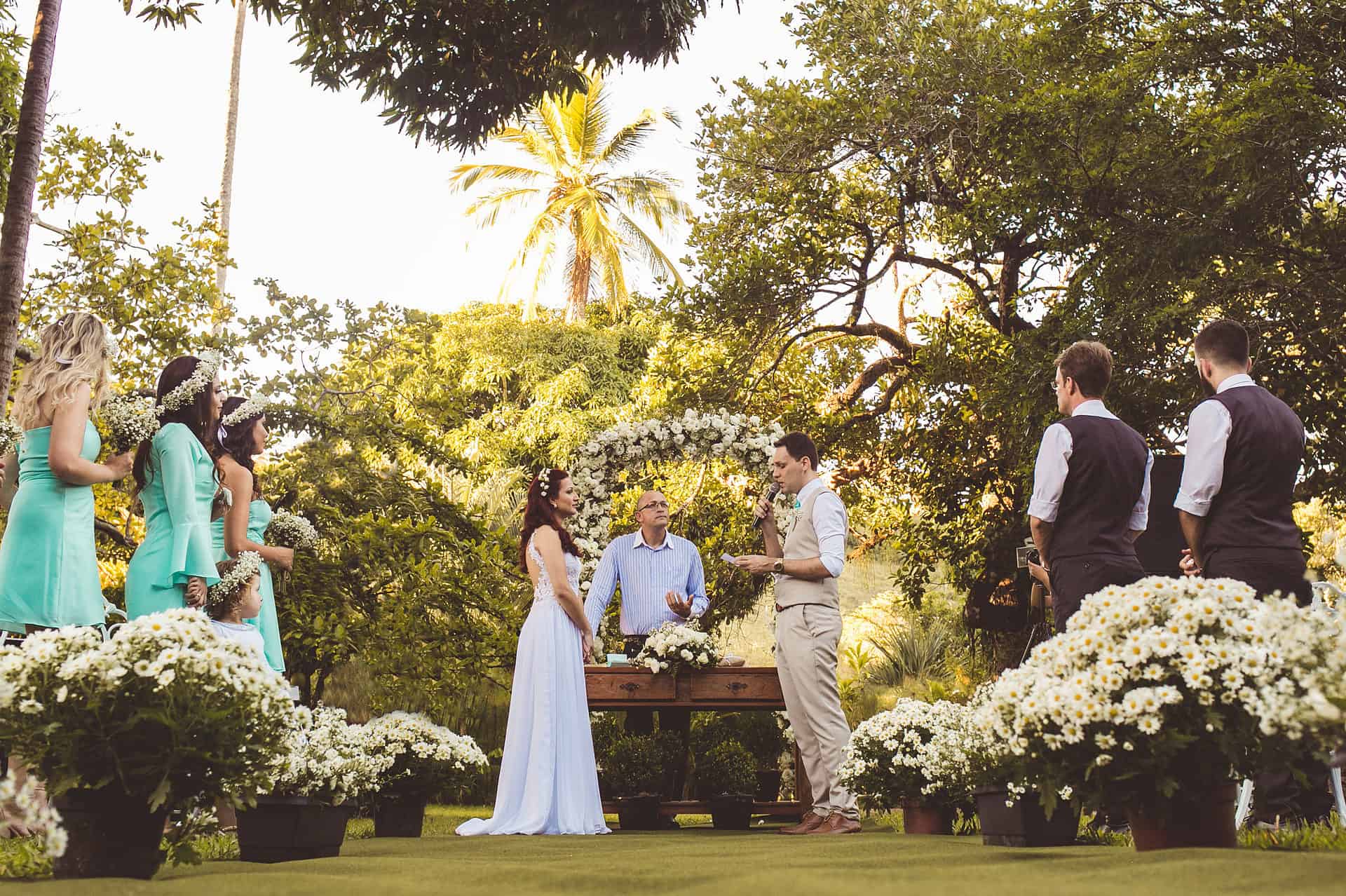 wedding at Fairchild Tropical Botanic Gardens