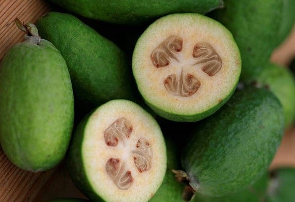pineapple guava fruits.