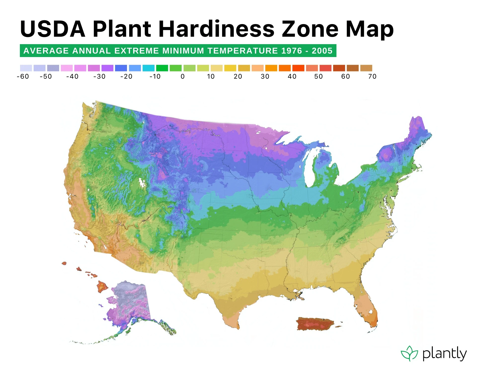 USDA growth map for velvet philodendron