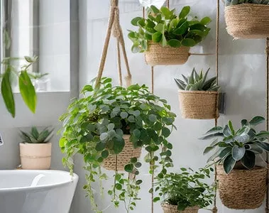 bathroom plants