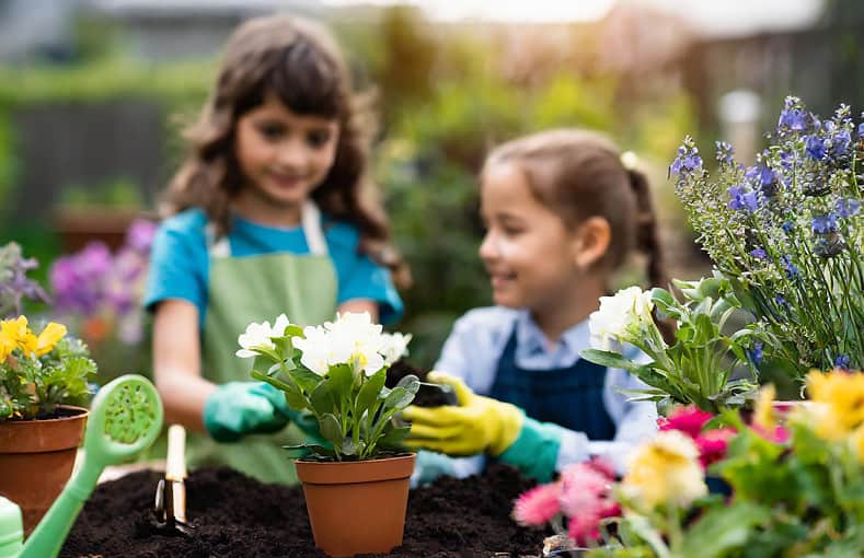 spring gardening for kids